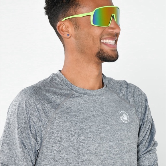 Body Glove Men's Shield Sunglasses Green - Picture 13 of 14